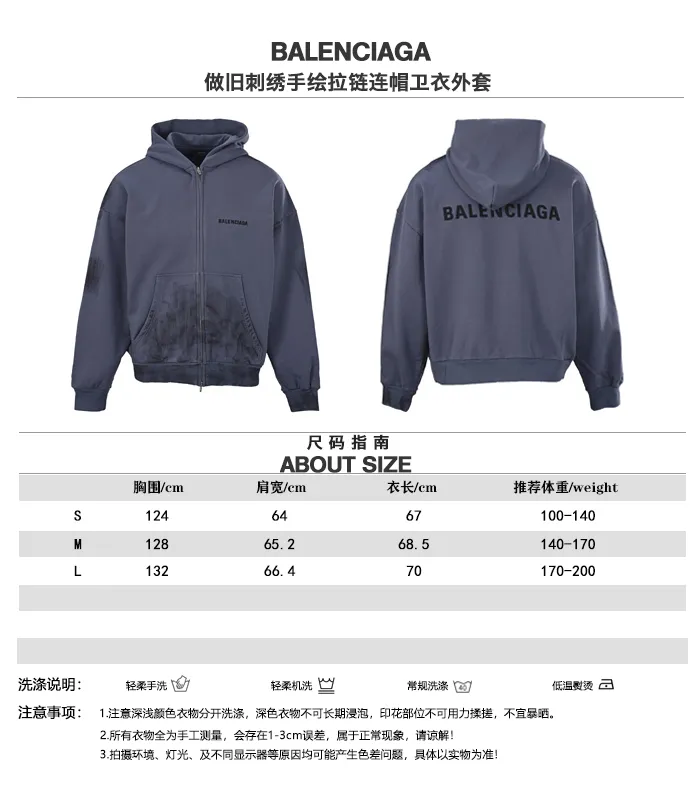 BALENCIAGA BLCG Size
